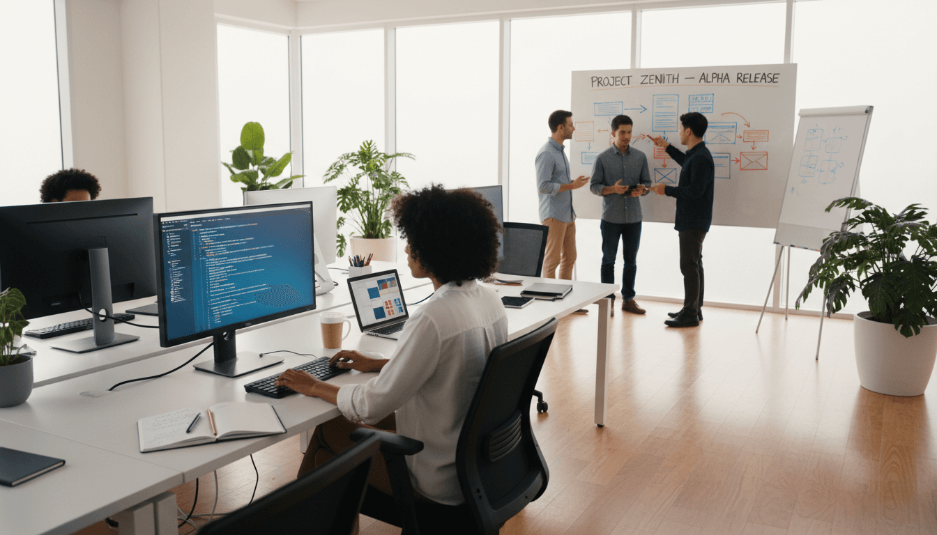 Team meeting and planning session